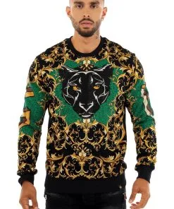 Avenue George (black/ Green Sweater)