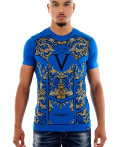 Aveune George (royal Blue Gv Baroque T-shirt)