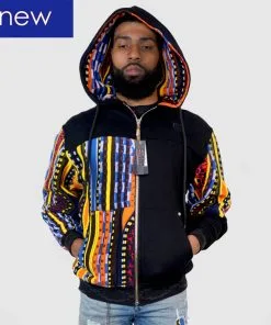 Coogi Australia (Brilliant Sweater Patched Fleece Hoodie)