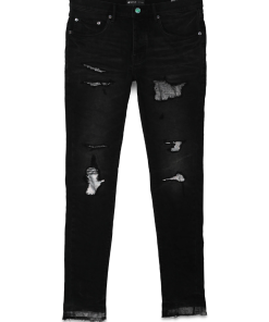 Purple Brand (black Vintage Holographic Repair Jean)