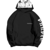 Purple Brand (black French Terry Po Gothic Wordmark Beauty Hoodie)