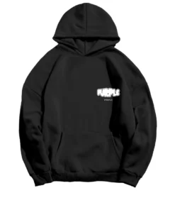 Purple Brand (black Heavy Dry Fleece Po Hoodie)