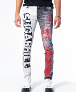 Sugar Hill (grey Split Wash Chopper Jean)