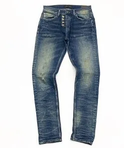 ARTMEETSCHAOZ (BLUE /Sand WASH JEANS )