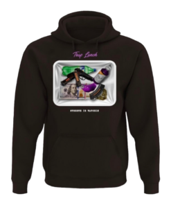 Streetz Is Watchin (black “trap Lunch Hoodie)