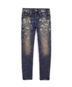Purple Brand (vintage Dirty White Paint Jean)