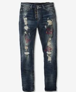 ARTMEETSCHAOZ (dark Blue Wash Jeans)