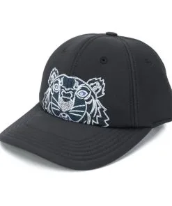 Kenzo (black Tiger Print Baseball Cap)