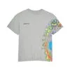 Purple Brand (heather Grey Jersey Multi Tie Dye T-shirt)
