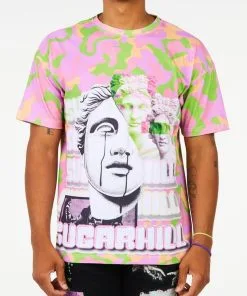 Sugar Hill (Pink/Lime Crewneck T-shirts)