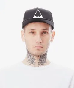 Hvman (black Triangle Mesh Trucker Hat)