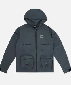 Eight & Nine (steel /black Combat Nylon Jacket)