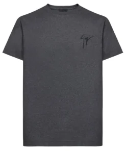 GIUSEPPE ZANOTTI (Grey Lr -01 Crewneck T-shirt)