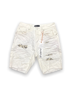 Purple Brand (white Cheetah Repair Short)