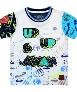 Elite Denim (kids White Blue “up Always T-shirt)