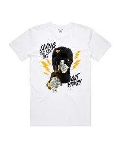 27 Club (white Fast Life T-shirt)