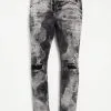 Artmeetschaos (charcoal Bleach Cut Jean)
