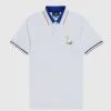 Psycho Bunny (white Mens Leo Outline Bunny Polo)