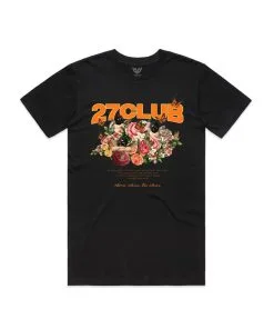 27 Club (black “ Among The Flowers T-shirt)