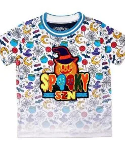 Elite Denim (kids White “spooky T-shirt)