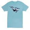 Planes (sky Blue Crewneck T-shirts)