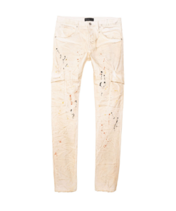 Purple Brand (white Dirty Cargo Jean)