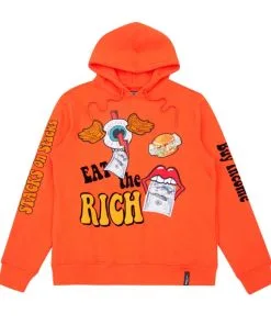 Roku Studio (orange Stacks Fleece Hoodie)