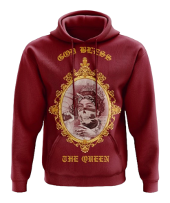 Streetz Iz Watchin (burgundy “queen Hoodie)