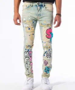 Sugar Hill (blue Cloud Wash “hellcat Jean)