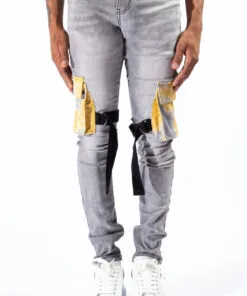 Serenade (grey/yellow Cargo Jean)