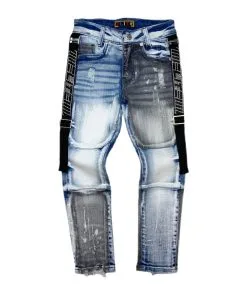 Elite Denim (kids Blue / Grey Faded Jean)