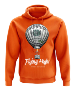 Streetz Iz Watchin (orange “ Flying High Hoodie)