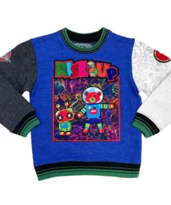 Elite Denim (kids Blue “rise Up Sweater)