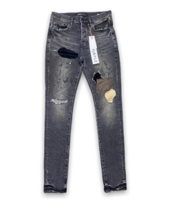 Purple Brand (worn Black Patchwork Jean)
