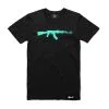 Hasta Muerte (Black/Mint AK CREWNECK T-shirts)