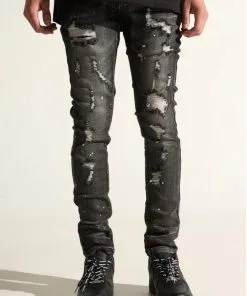 Pheeling (grey “rise Above Skinny Jean)