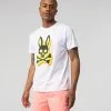Psycho Bunny (mens White Lamont Graphic T-shirt)