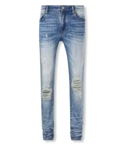 Dead Than Cool (grey Blue Thrasher Cut Jean)
