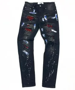 Dna Premium (black/blue/red Wash Jeans)