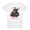 Streetwear (white “hustlers Only Teddy Bear T-shirt)