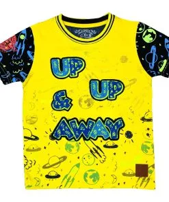 Elite Denim (kids Yellow/blue “ Da Boss T-shirt)