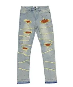 Dna Premium (blue /orange Handcraft Crystal Cut Jean)